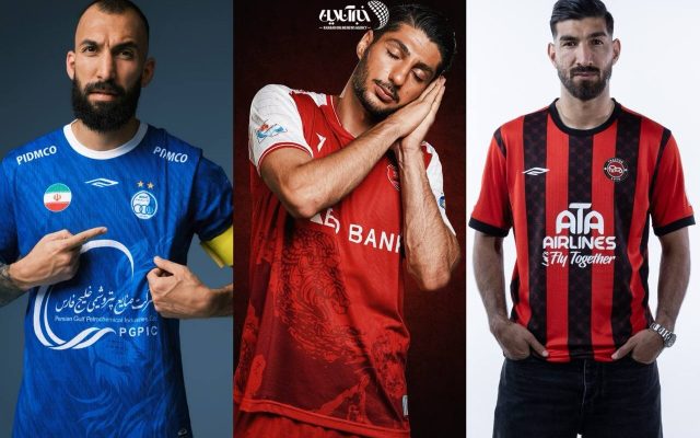 پیراهن‌های ۱۸ تیم لیگ برتری برای فصل جدید؛ از جنگ شیرهای استقلال و پرسپولیس تا طرح متفاوت تراکتور