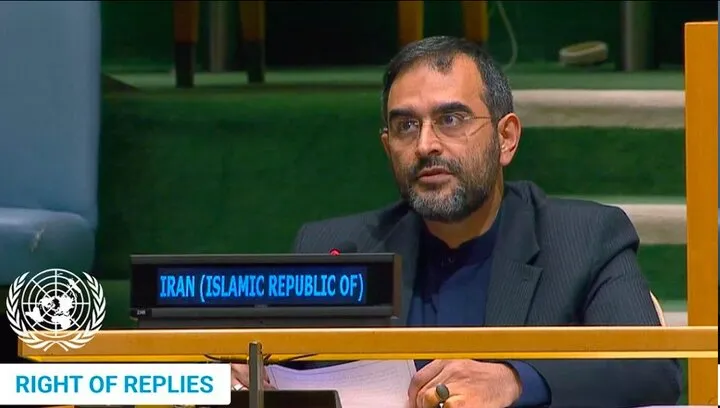 نماینده ایران در مجمع عمومی سازمان ملل: ما جنایات جنگی مشترک آمریکا و رژیم اسرائیل را نه می بخشیم و نه فراموش خواهیم کرد و نه سکوت یا بی‌عملی می‌تواند مجرمان را از پاسخگویی معاف کند / مقاومت در خون ما جریان دارد و بخشی از DNA ملی ماست