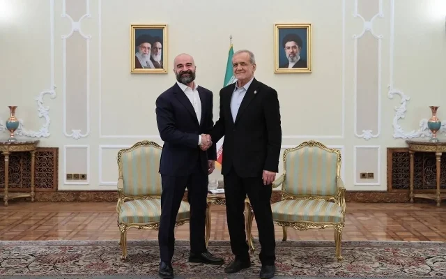 پزشکیان و بافل طالبانی بر گفت‌وگو و تقویت امنیت مرزهای ایران تأکید کردند