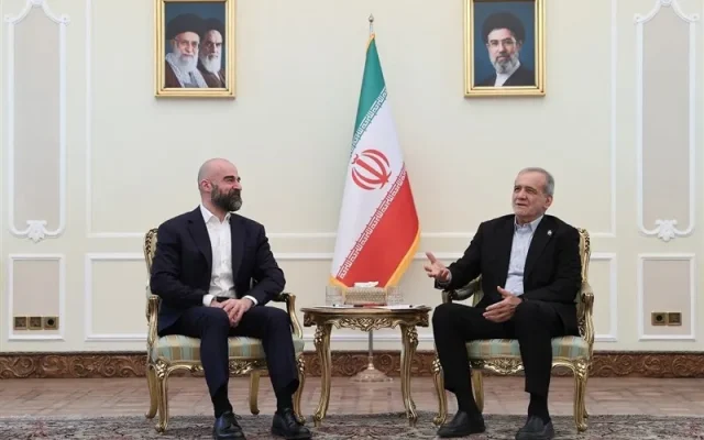 دیدار بافل طالبانی با مسعود پزشکیان در تهران