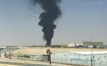منابع یمنی: انبارهای شرکت سفاری در فرودگاه ریاض هدف حمله پهپادی قرار گرفت + عکس