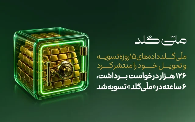 هزار درخواست برداشت، ۶ ساعته در «ملّی‌گلد» تسویه شد